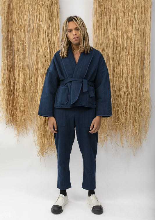 Biscaine Pants Blue Marine LaurenceAirline