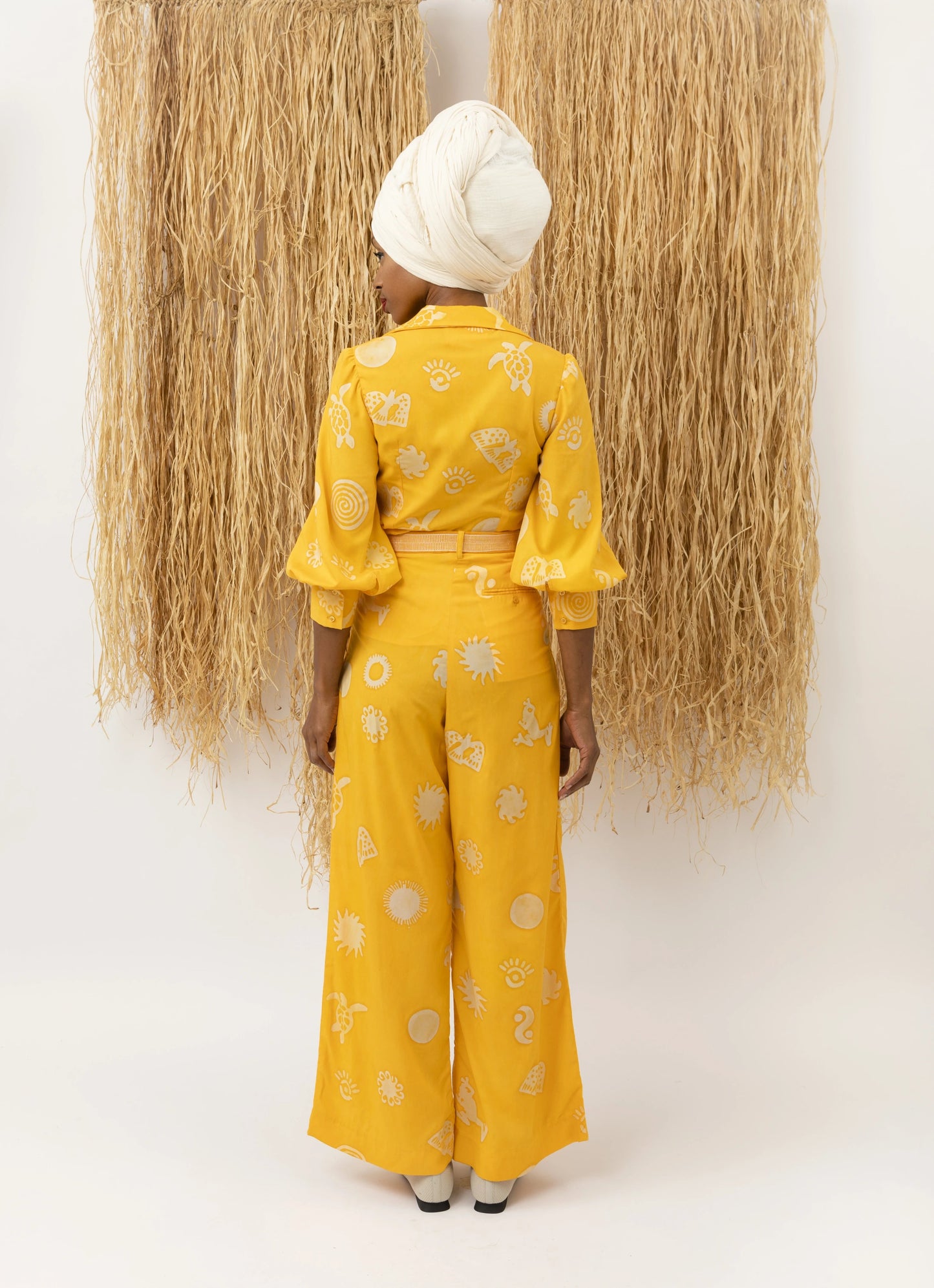 Classic Wide Pants Yellow LaurenceAirline 