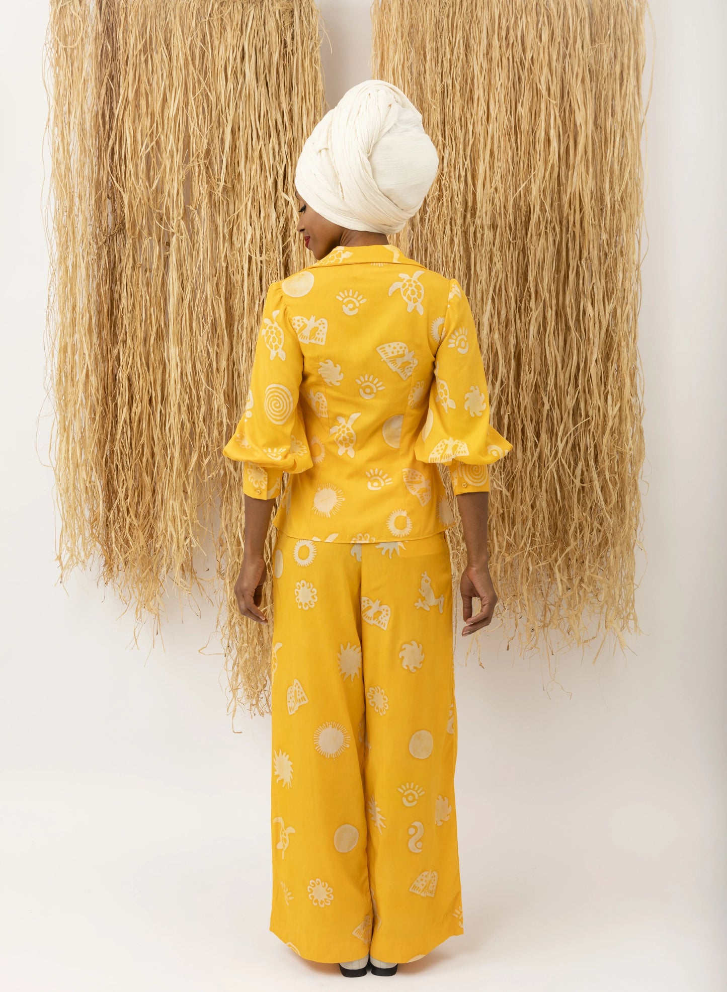 Classic Wide Pants Yellow LaurenceAirline