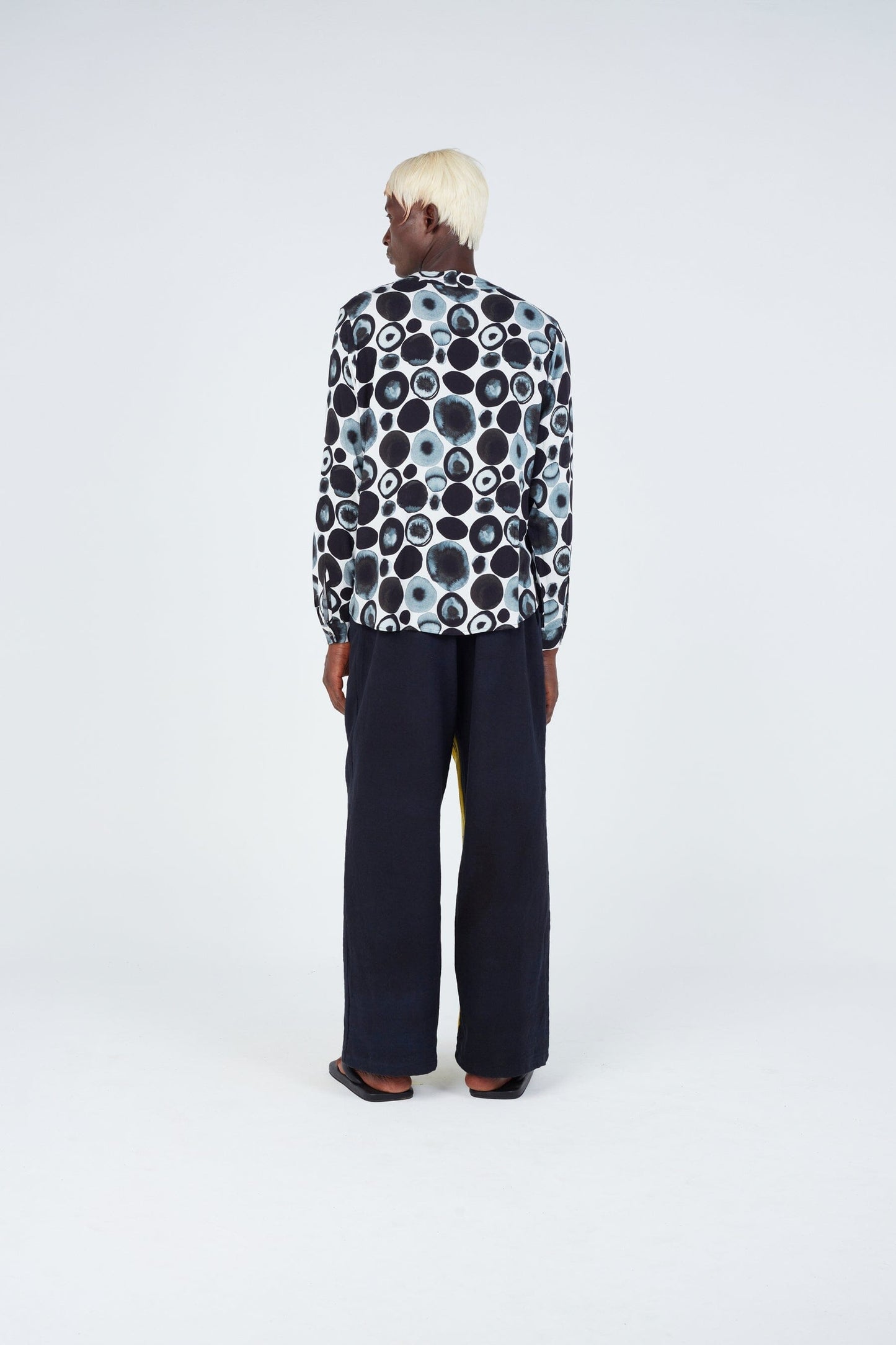 Kimono-style shirt • Watercolour spots Shirts New LaurenceAirline