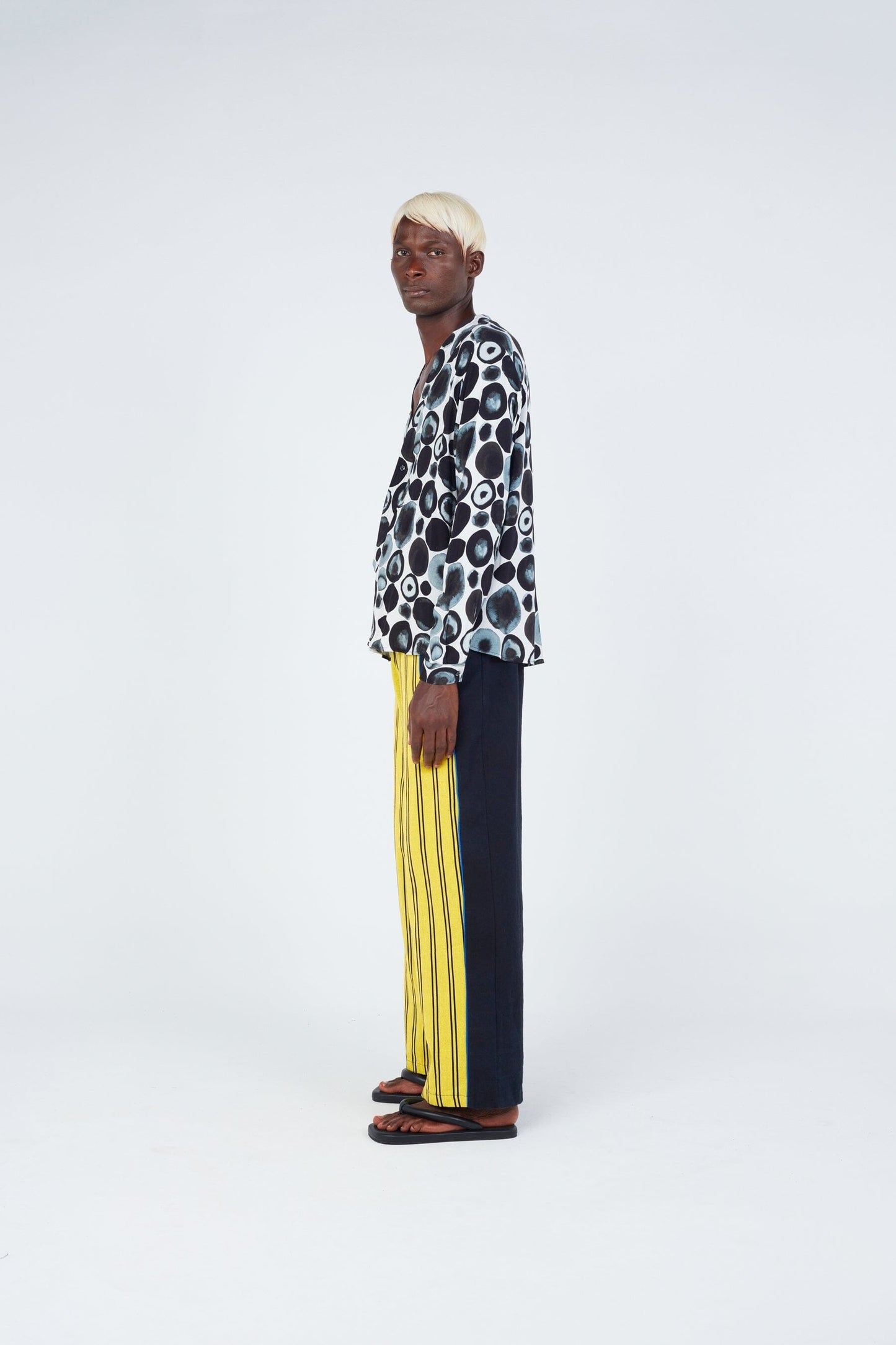 Kimono-style shirt • Watercolour spots Shirts New LaurenceAirline