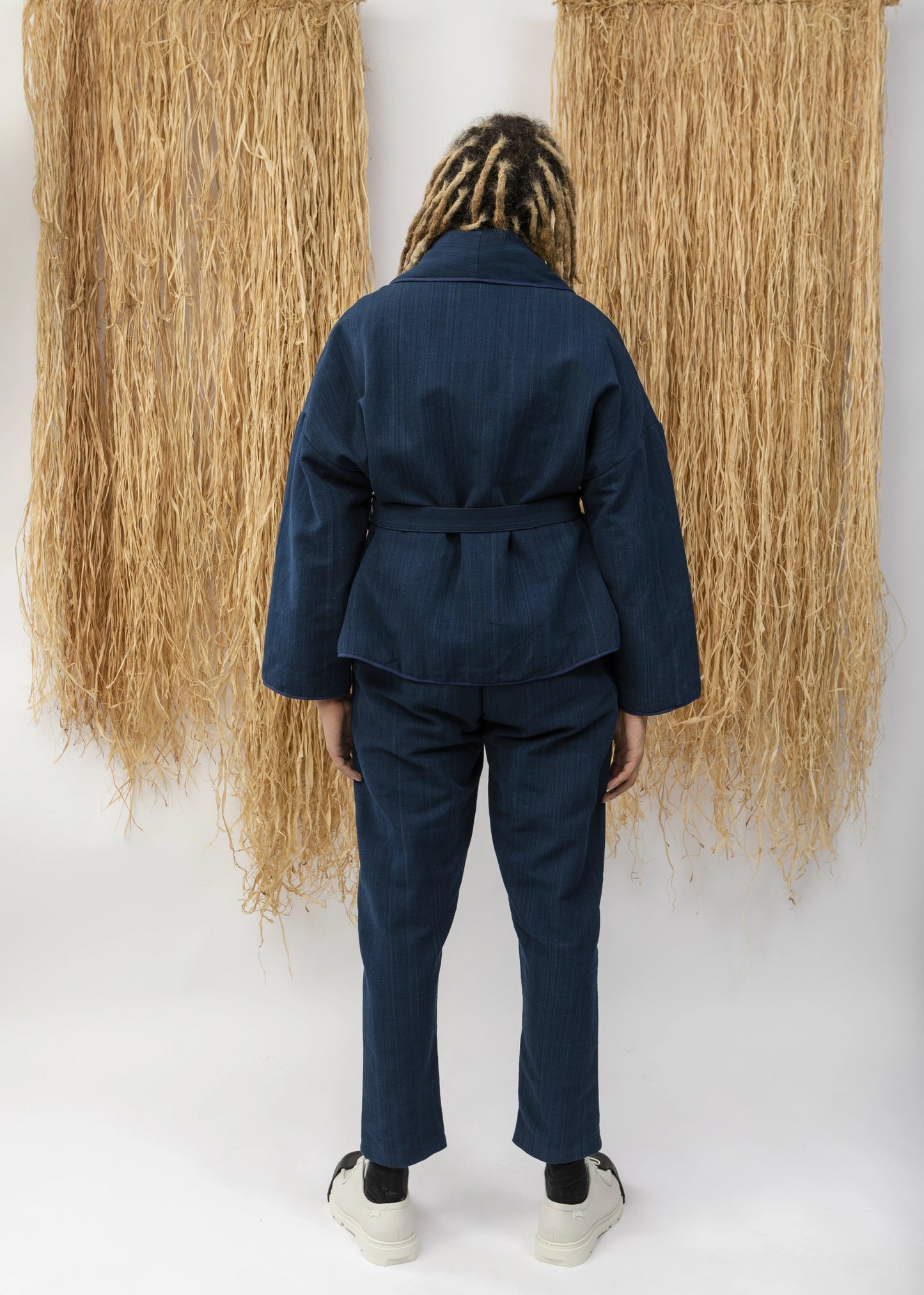 Lakoma Blue Puffer Bomber Kimono Jacket New LaurenceAirline