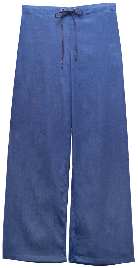 LARGE PANTS BYSCAINE Blue jean flow LaurenceAirline