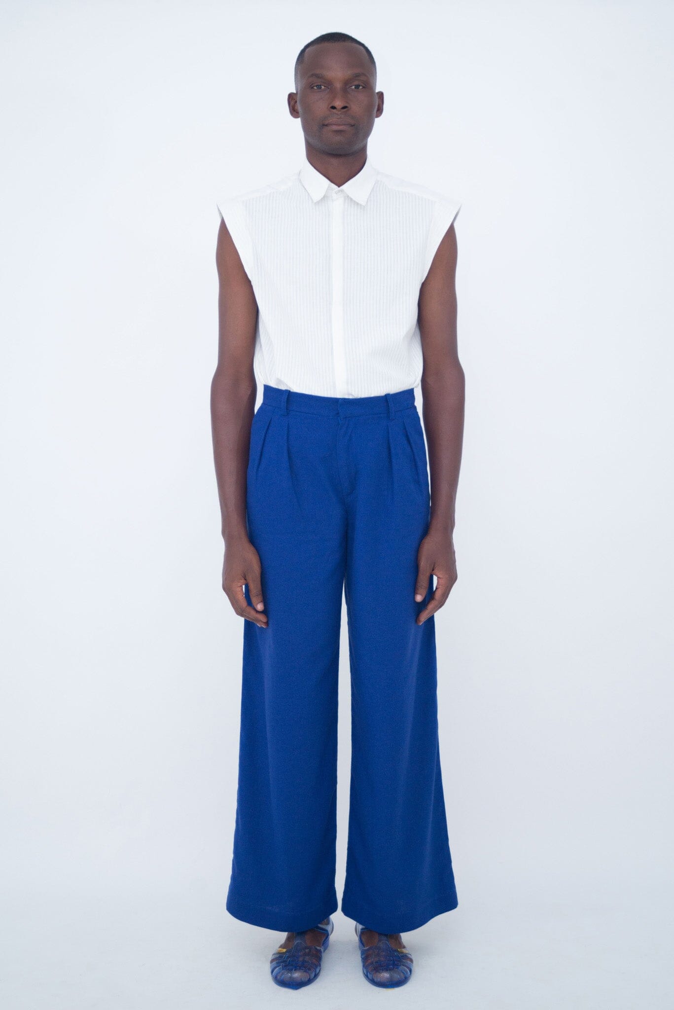 LARGE PANTS CLASSIQUE BLEU ROI LaurenceAirline