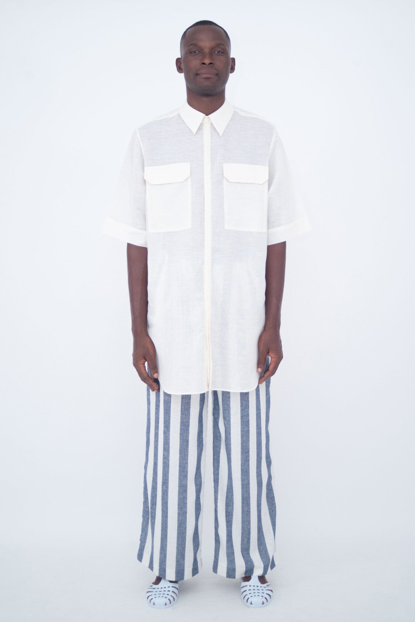 OVERSIZE SAHARIENNE SHIRT Ivory LaurenceAirline