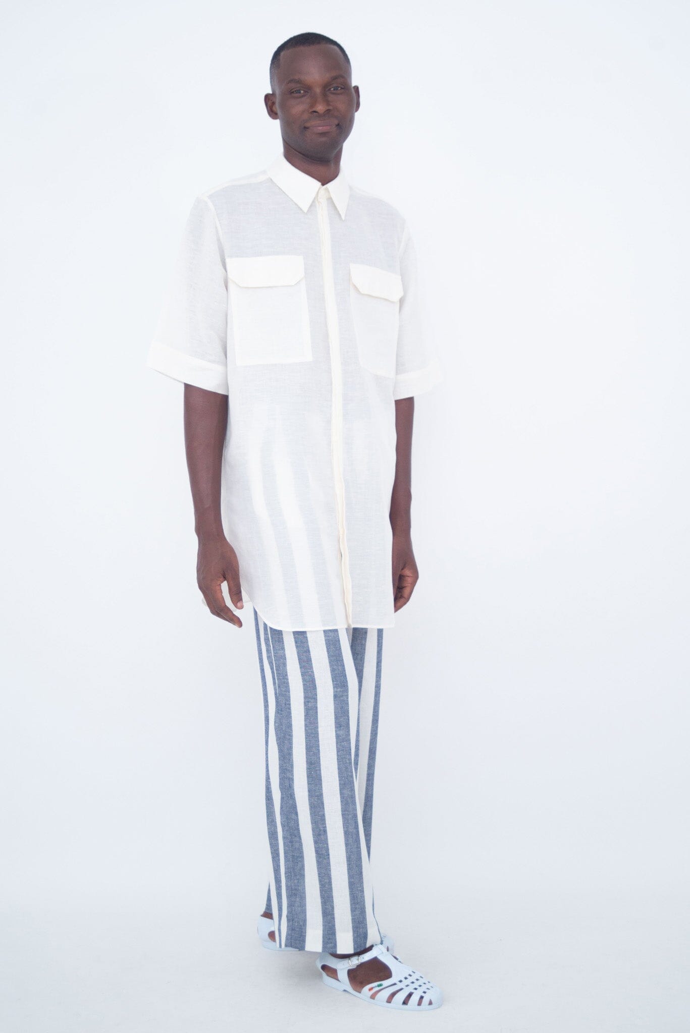 OVERSIZE SAHARIENNE SHIRT Ivory LaurenceAirline