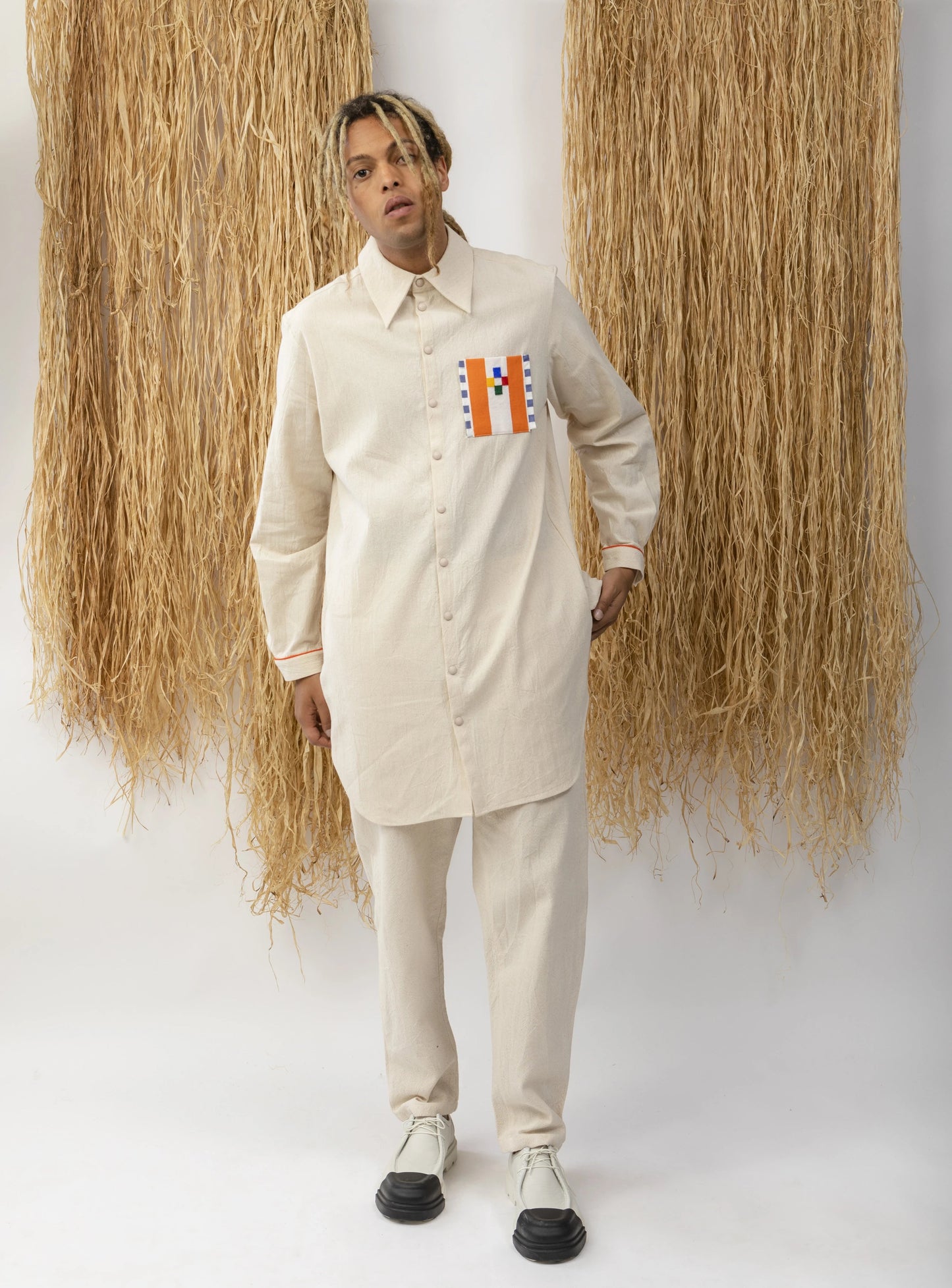 Oversized Shirt Beige Shirts LaurenceAirline