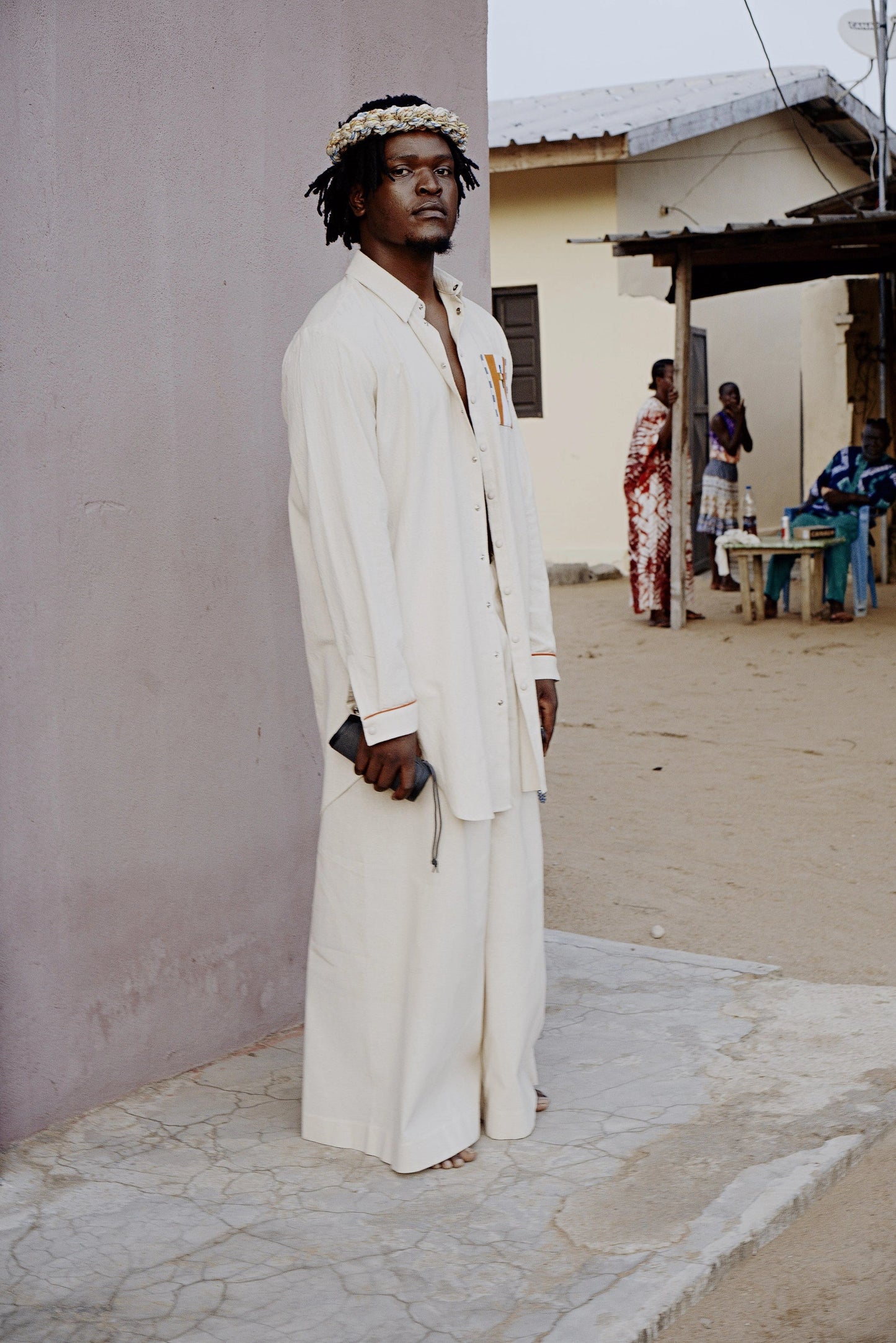 Oversized Shirt Beige Shirts LaurenceAirline