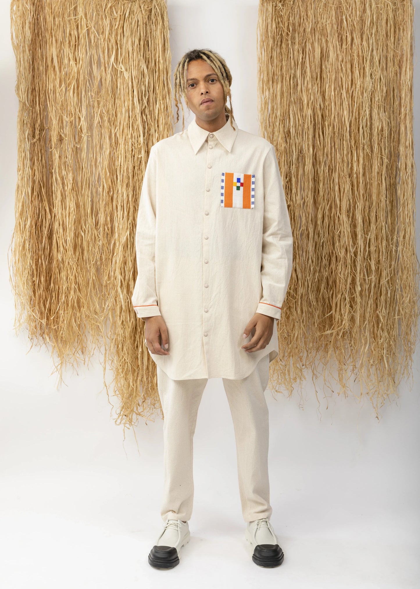 Oversized Shirt Beige Shirts LaurenceAirline