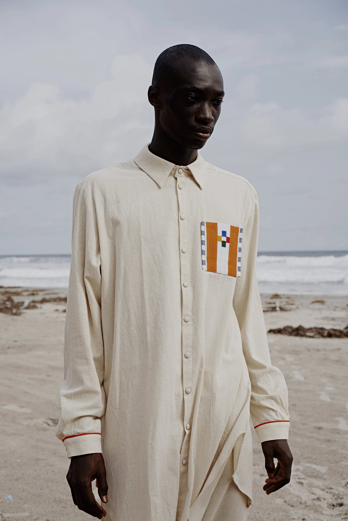 Oversized Shirt Beige Shirts LaurenceAirline