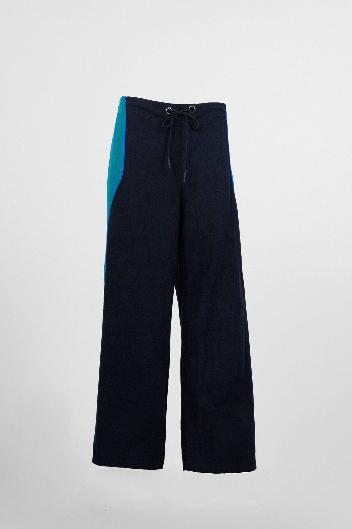 Panelled Judo Pants • Black Trousers New LaurenceAirline 