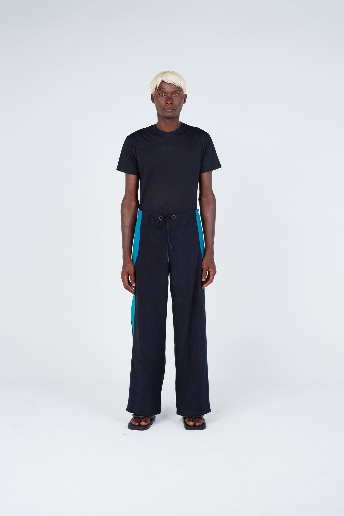 Panelled Judo Pants • Black Trousers New LaurenceAirline