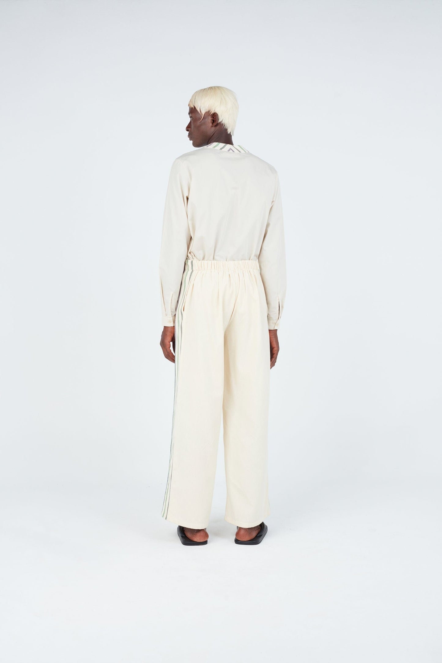 Panelled Judo Pants • Ecru Trousers New LaurenceAirline 