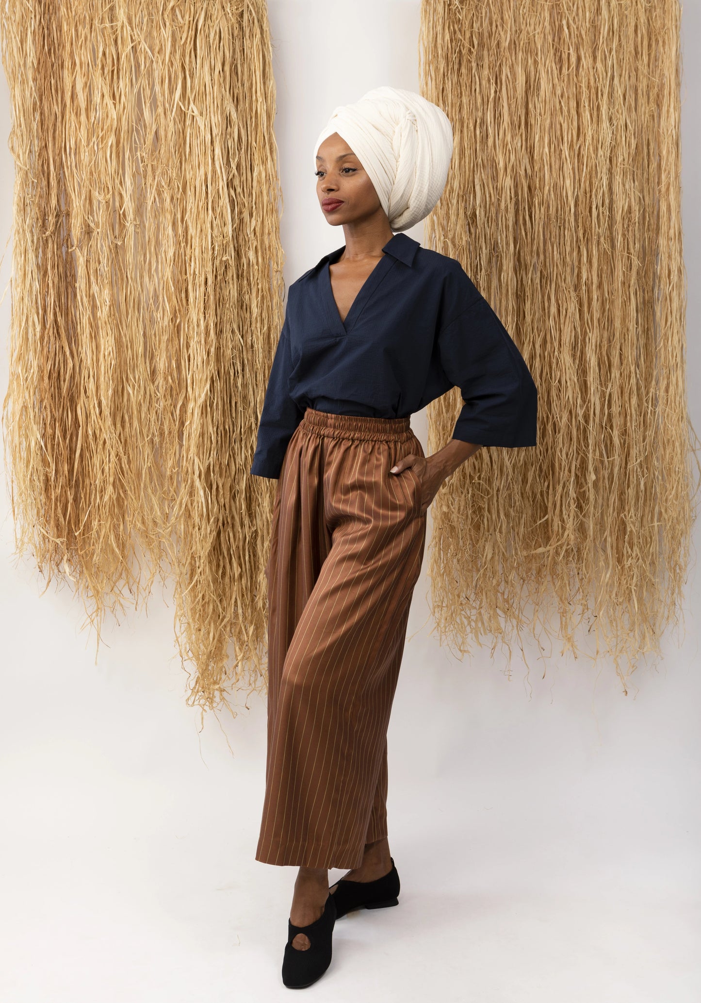 Pants LA Stripes Caramel LaurenceAirline