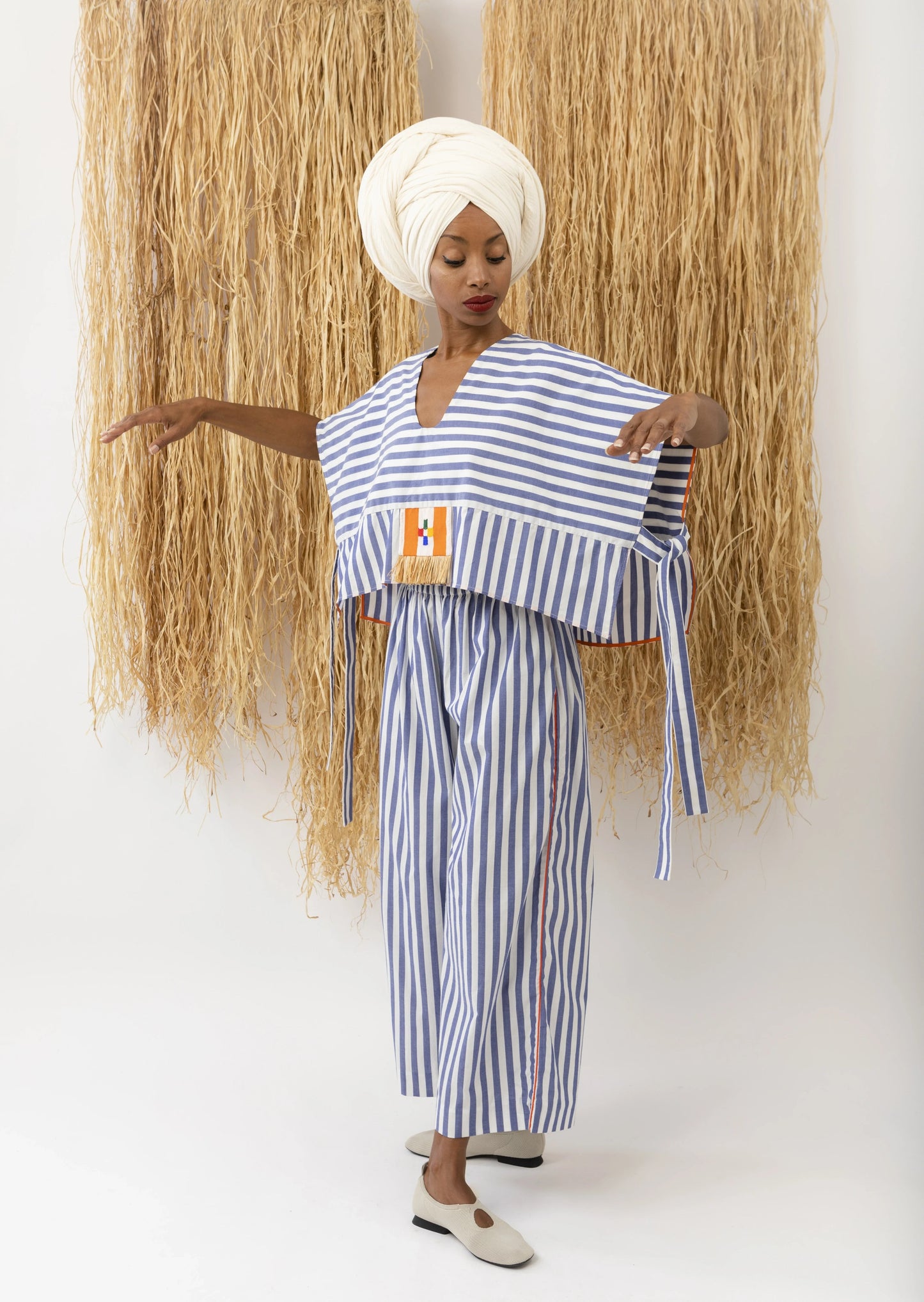 Pants LA Stripes Trousers New LaurenceAirline Womens