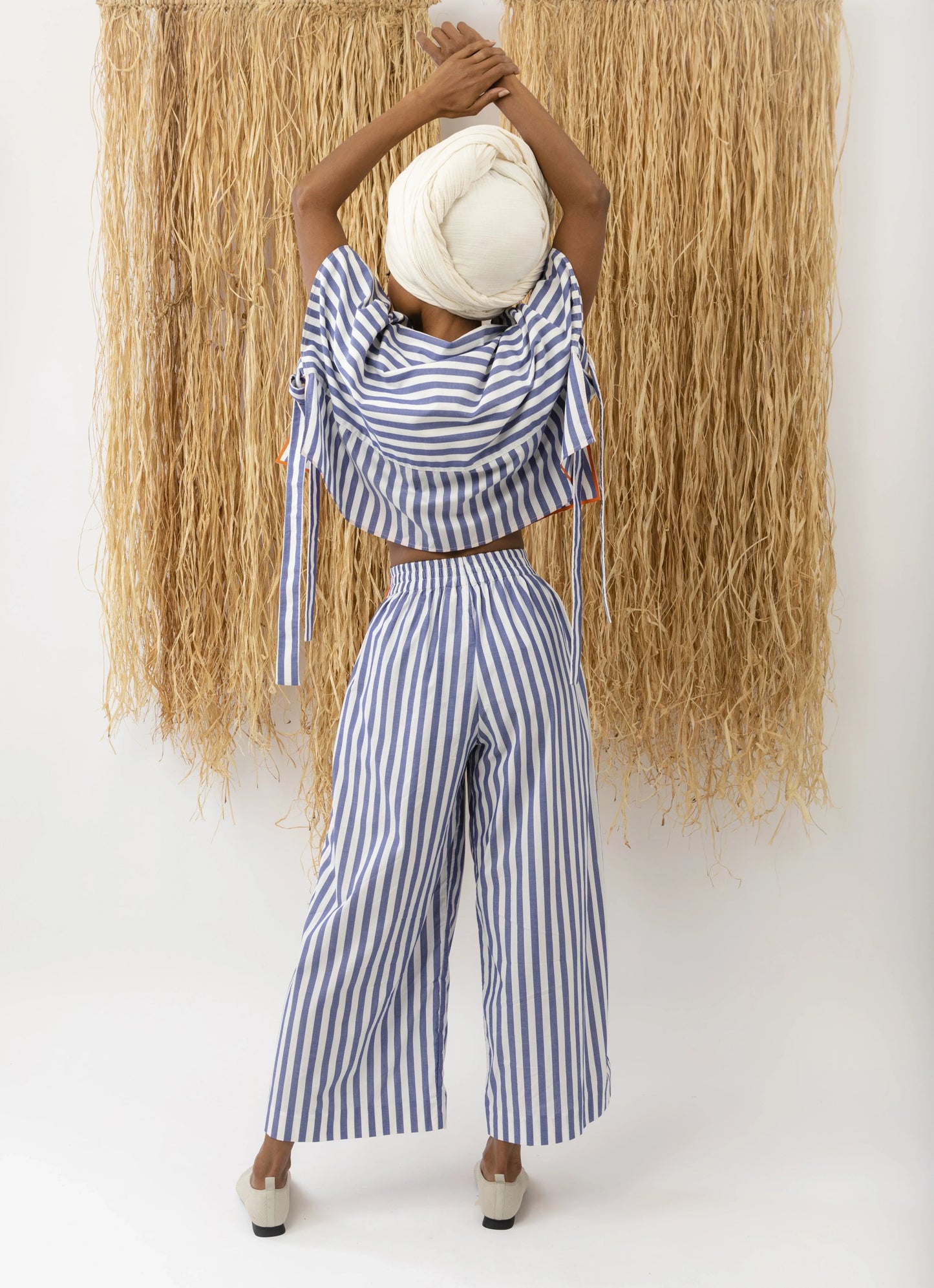 Pants LA Stripes Trousers New LaurenceAirline Womens