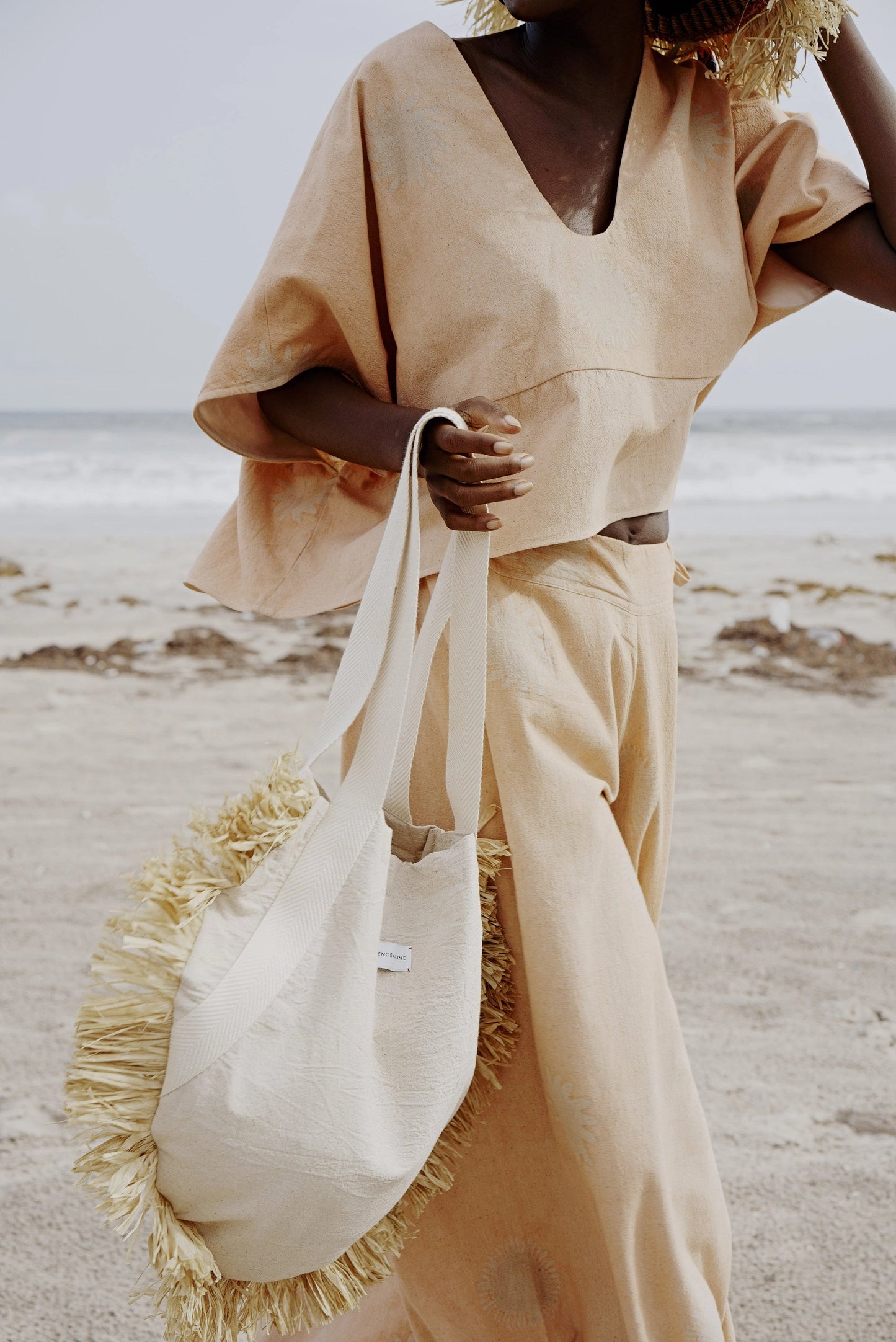 Raffia Circle Bag - Sunshine V1 New LaurenceAirline