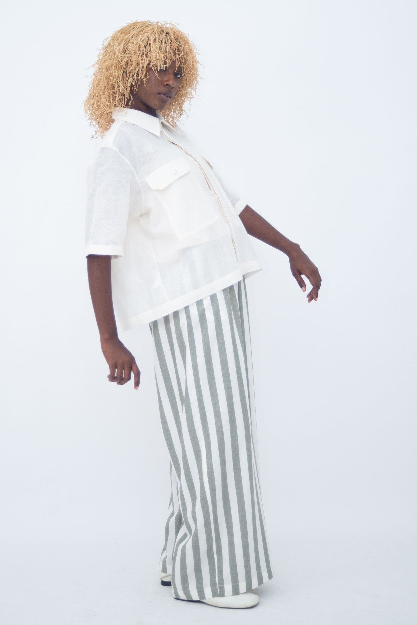 SHORT SAHARIENNE SHIRT Ivory LaurenceAirline