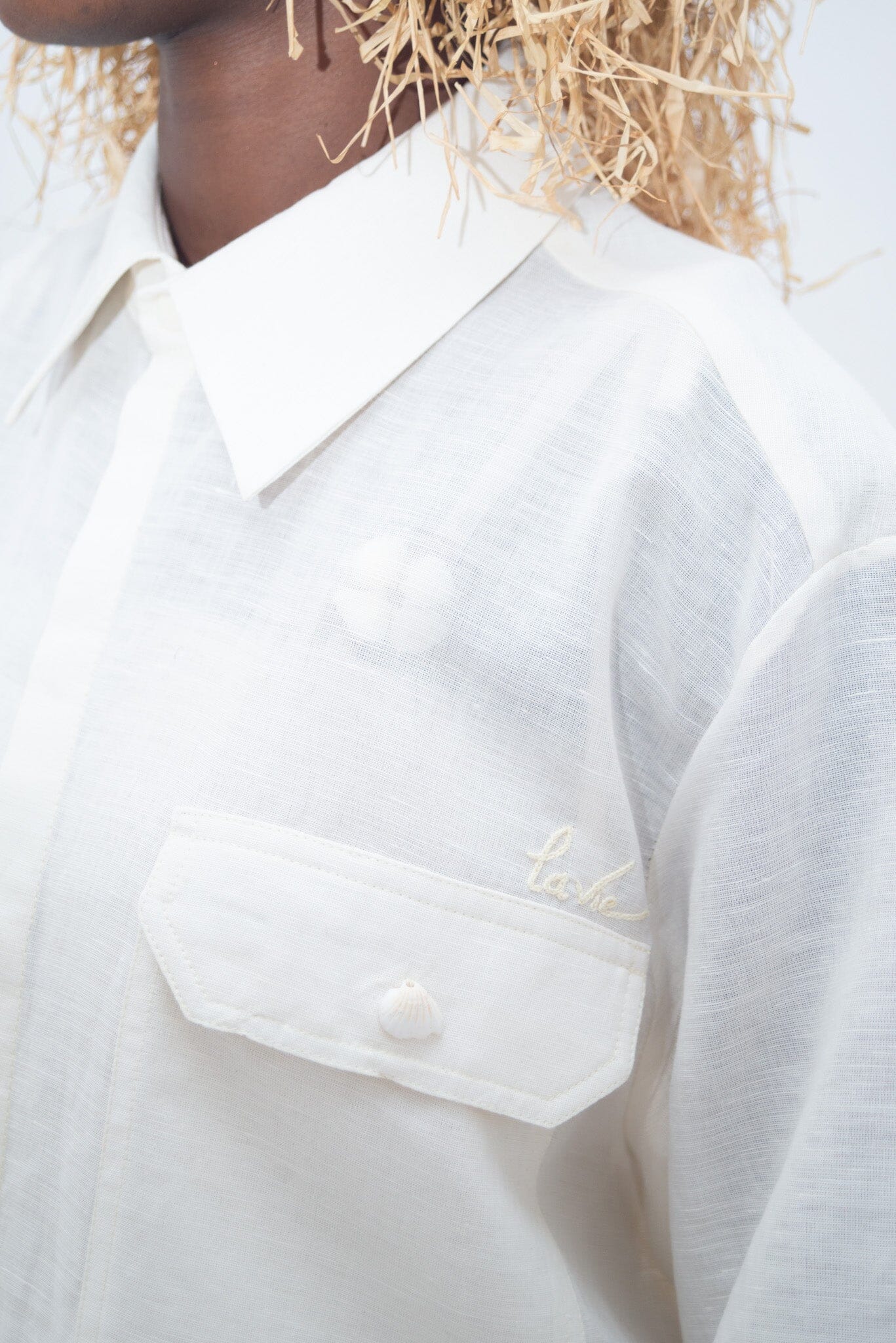 SHORT SAHARIENNE SHIRT Ivory LaurenceAirline