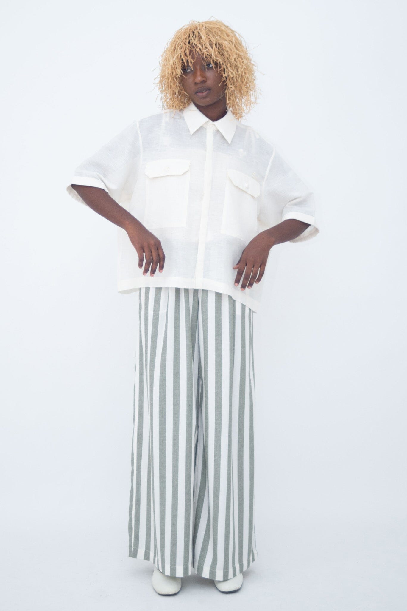 SHORT SAHARIENNE SHIRT Ivory LaurenceAirline