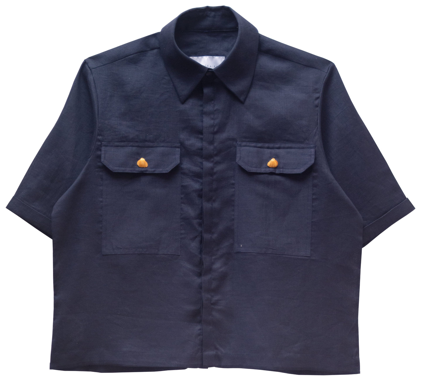 SHORT SAHARIENNE SHIRT MARINE LaurenceAirline