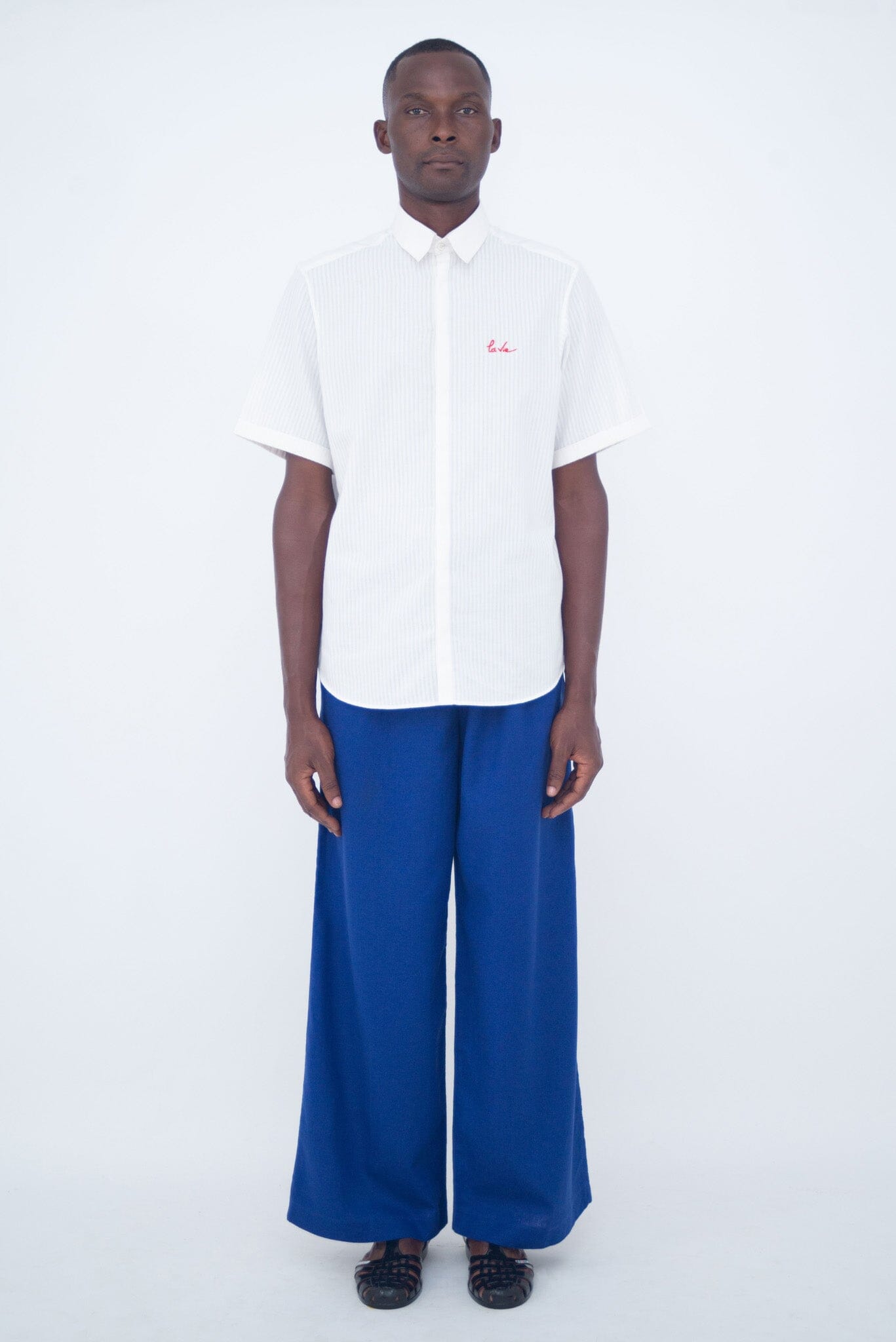 SHORT SLEEVE SHIRT WHITE LaurenceAirline