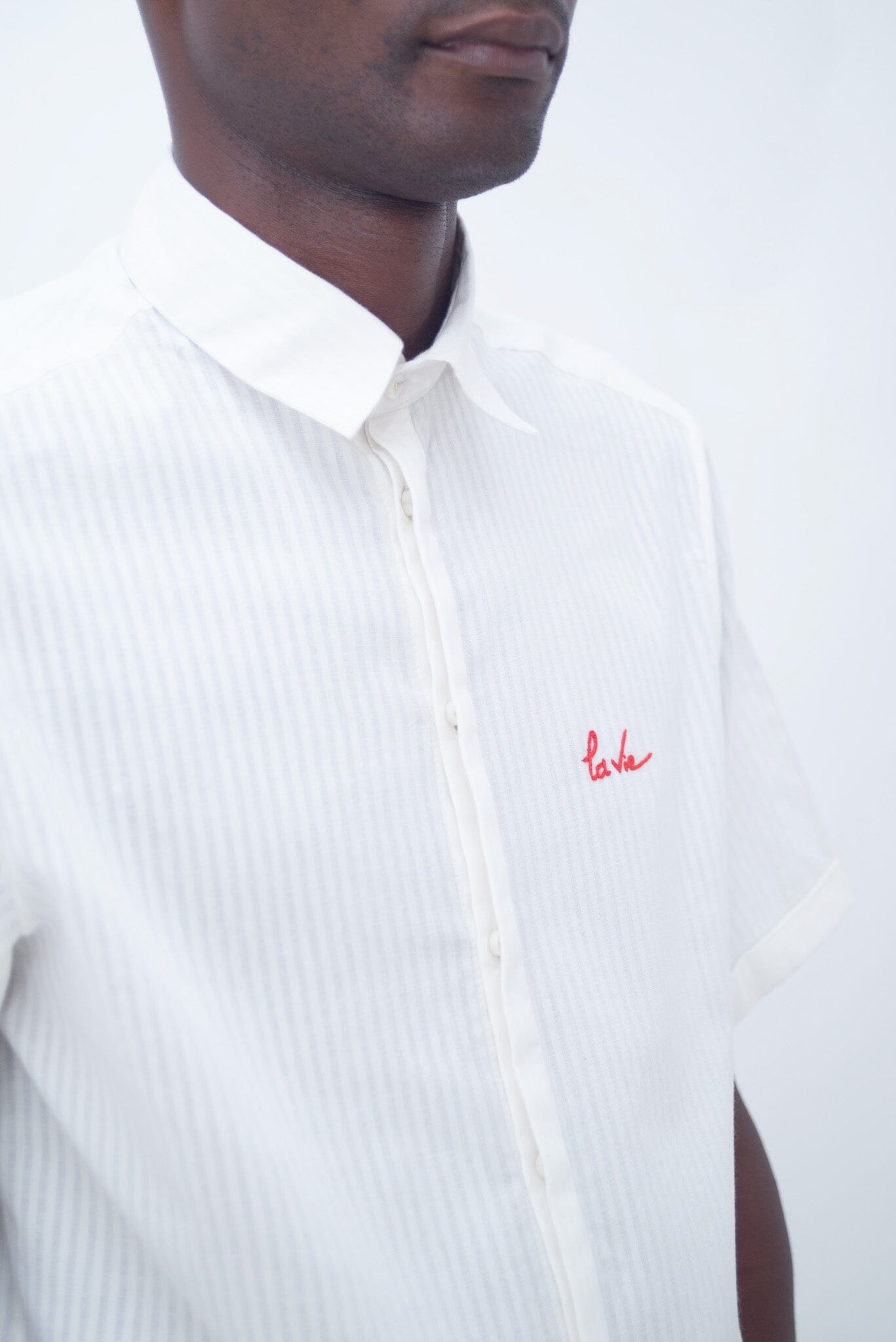 SHORT SLEEVE SHIRT WHITE LaurenceAirline