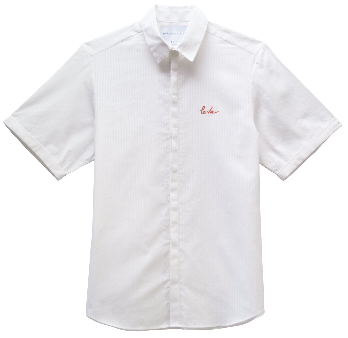 SHORT SLEEVE SHIRT WHITE LaurenceAirline