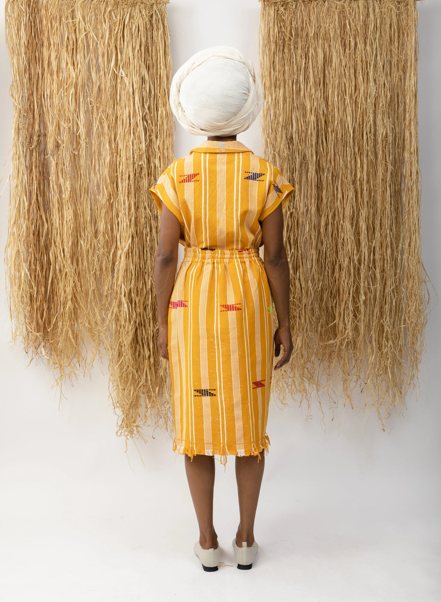 Skirt Kento Yellow Stripes LaurenceAirline