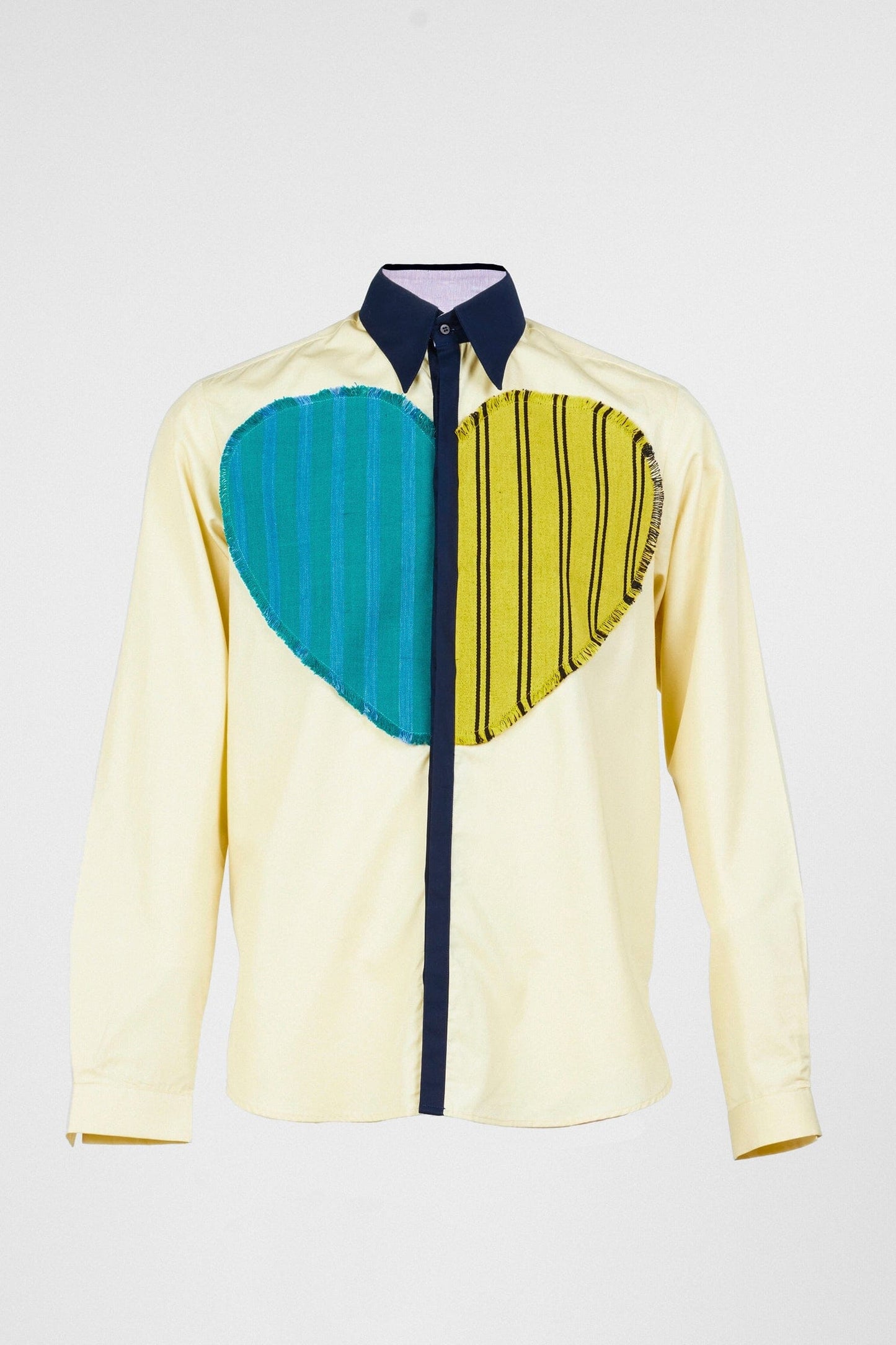 Striped Heart Classic Shirt Shirts New LaurenceAirline