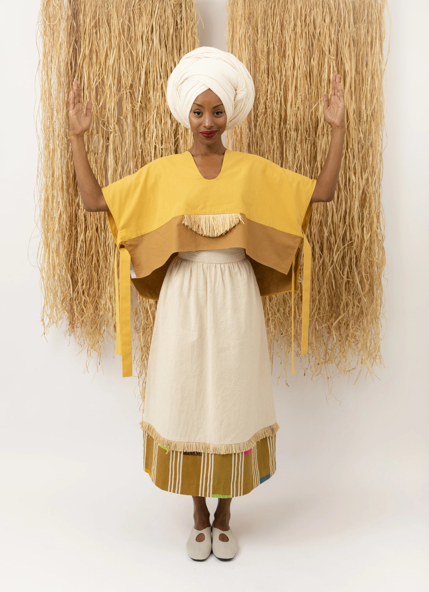 Top Cocoro Raffia LaurenceAirline