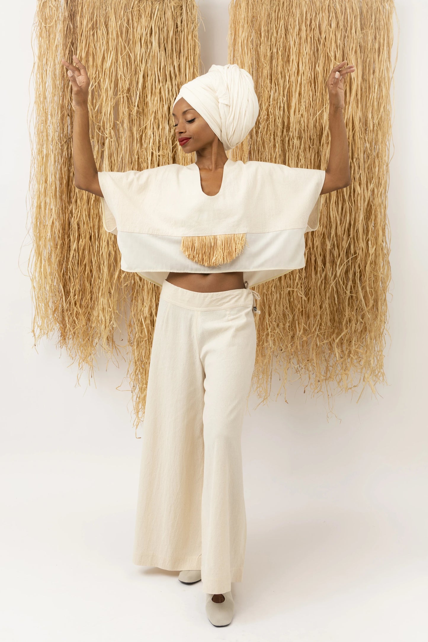 Top Virgina Raffia LaurenceAirline Womens