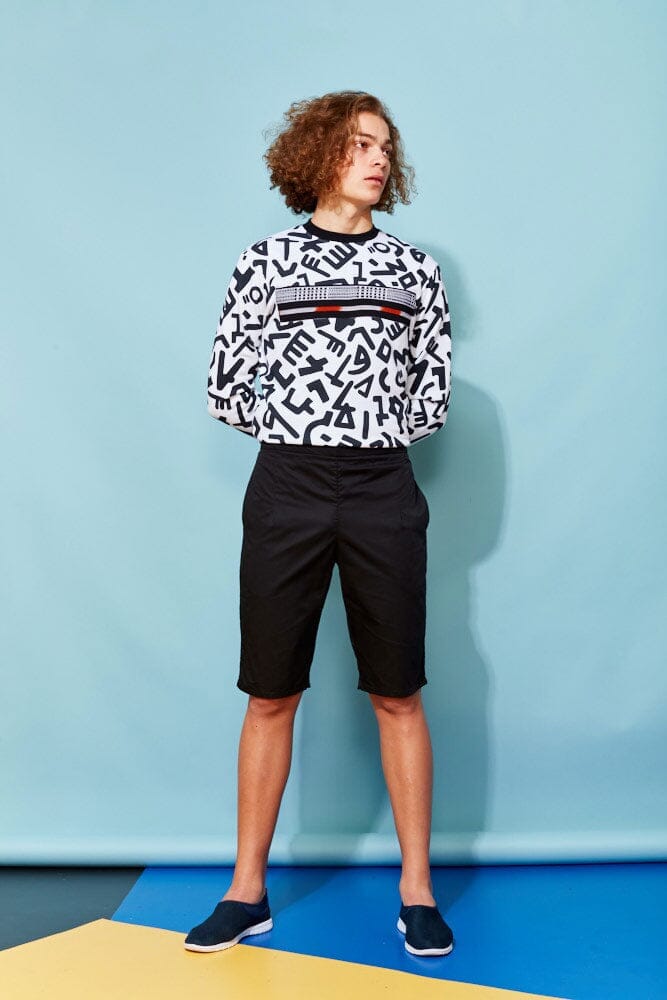 Abakro - Black Short Trousers LaurenceAirline 