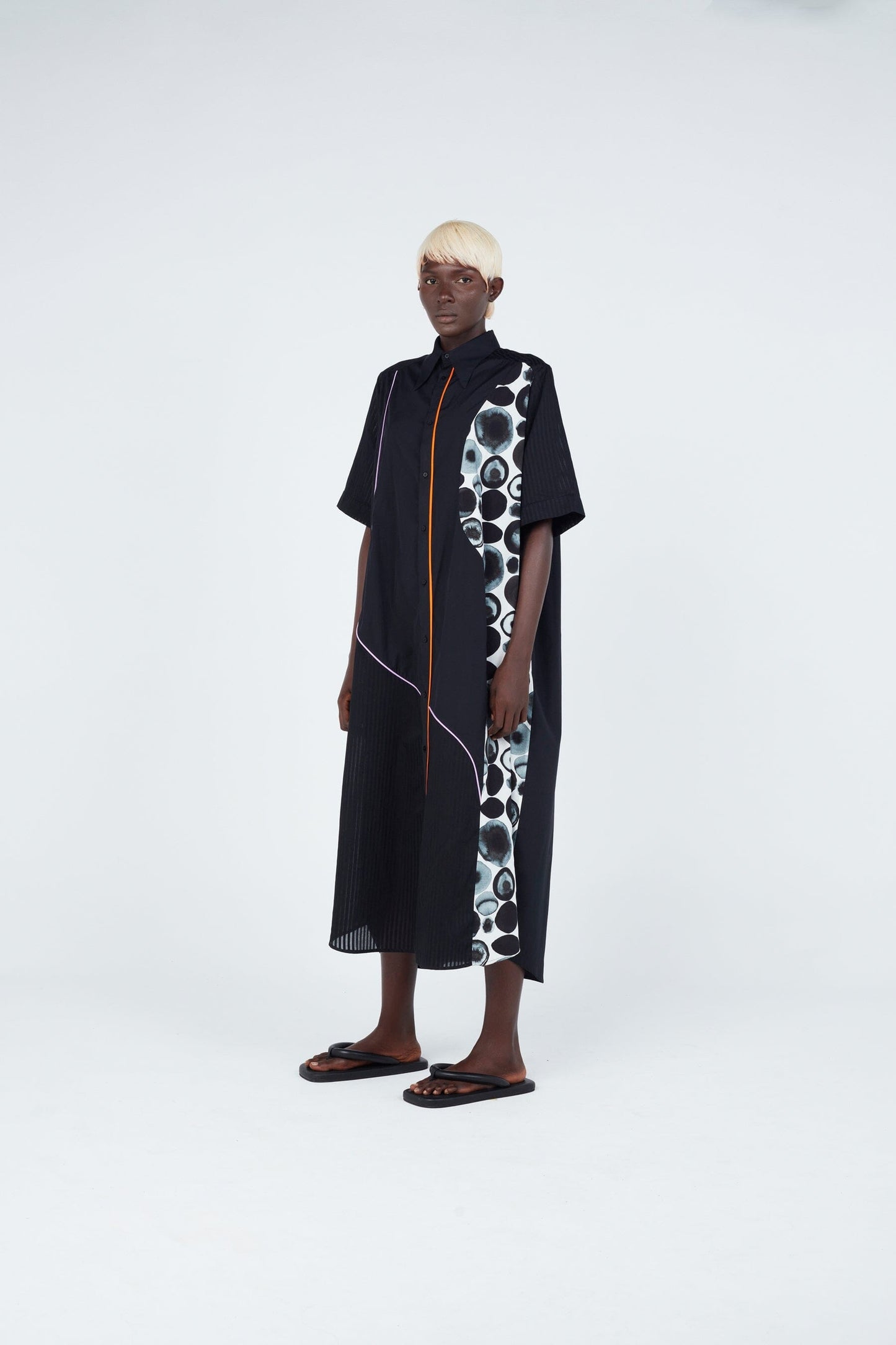Abstractions Shirt-Dress Dress New LaurenceAirline Womens