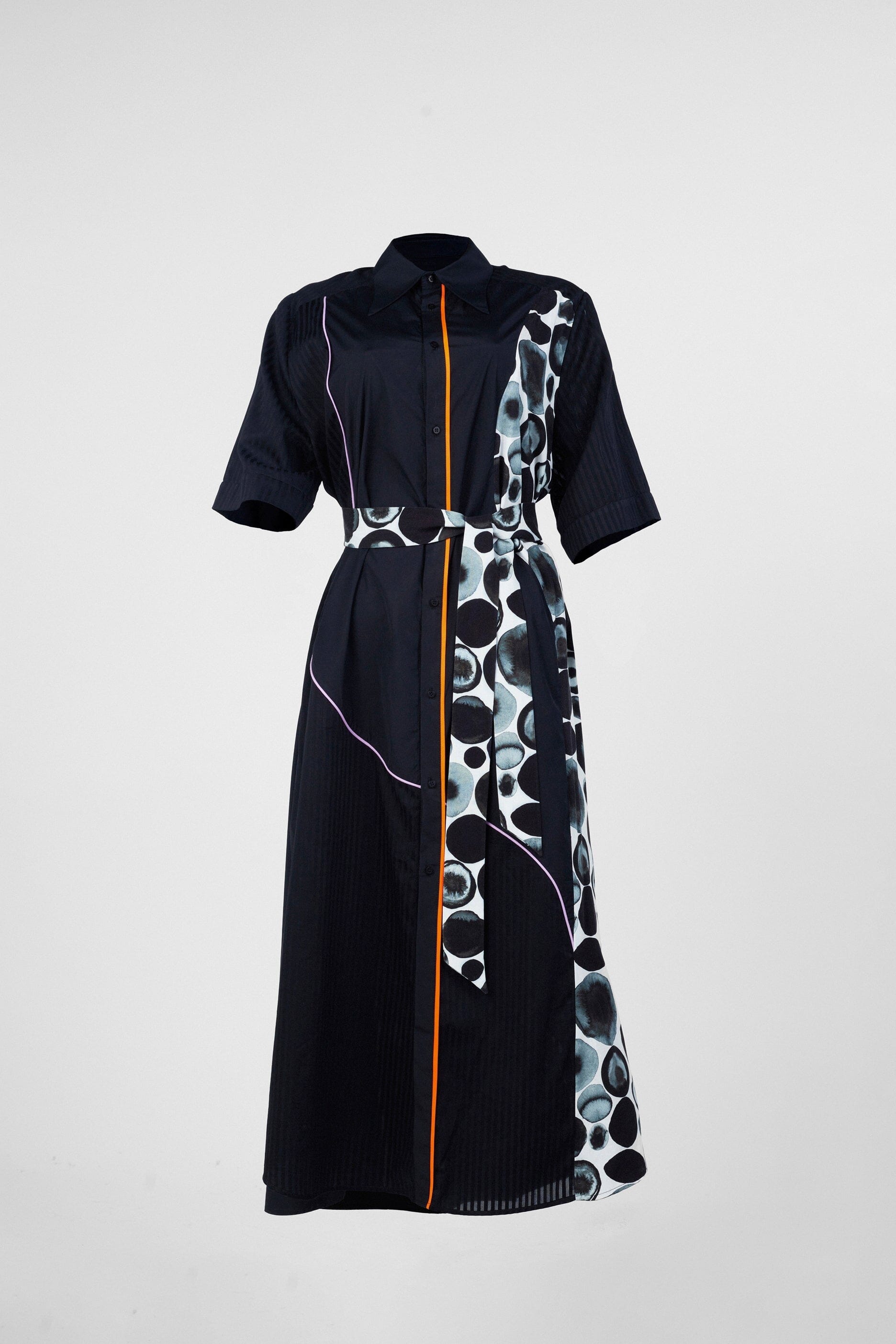 Abstractions Shirt-Dress Dress New LaurenceAirline Womens 