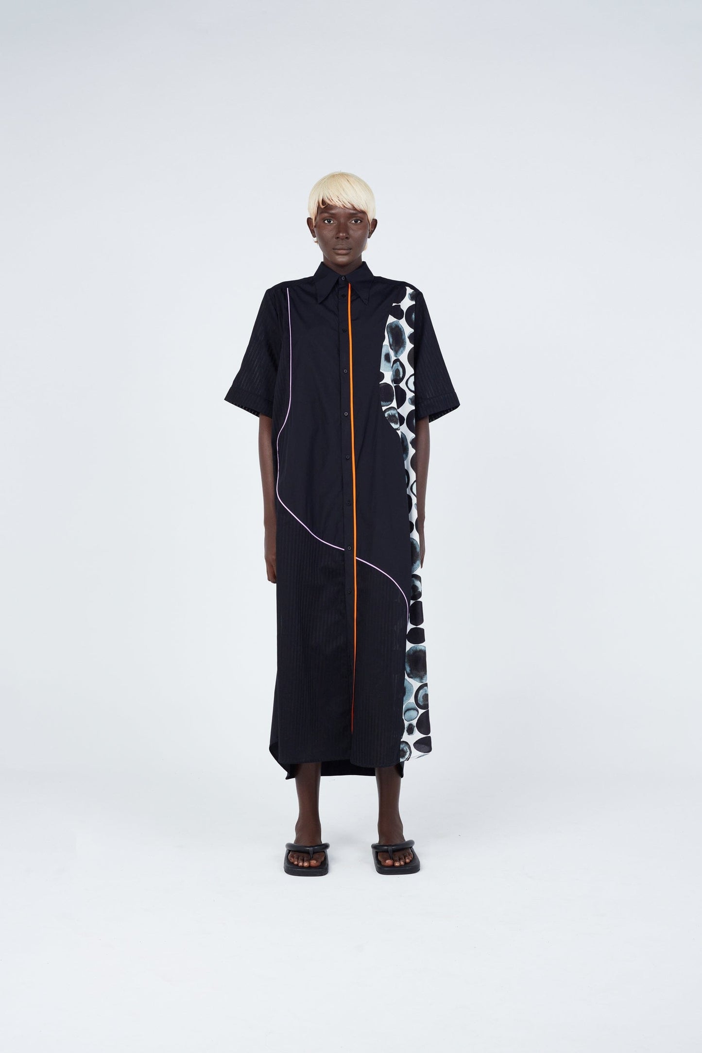Abstractions Shirt-Dress Dress New LaurenceAirline Womens