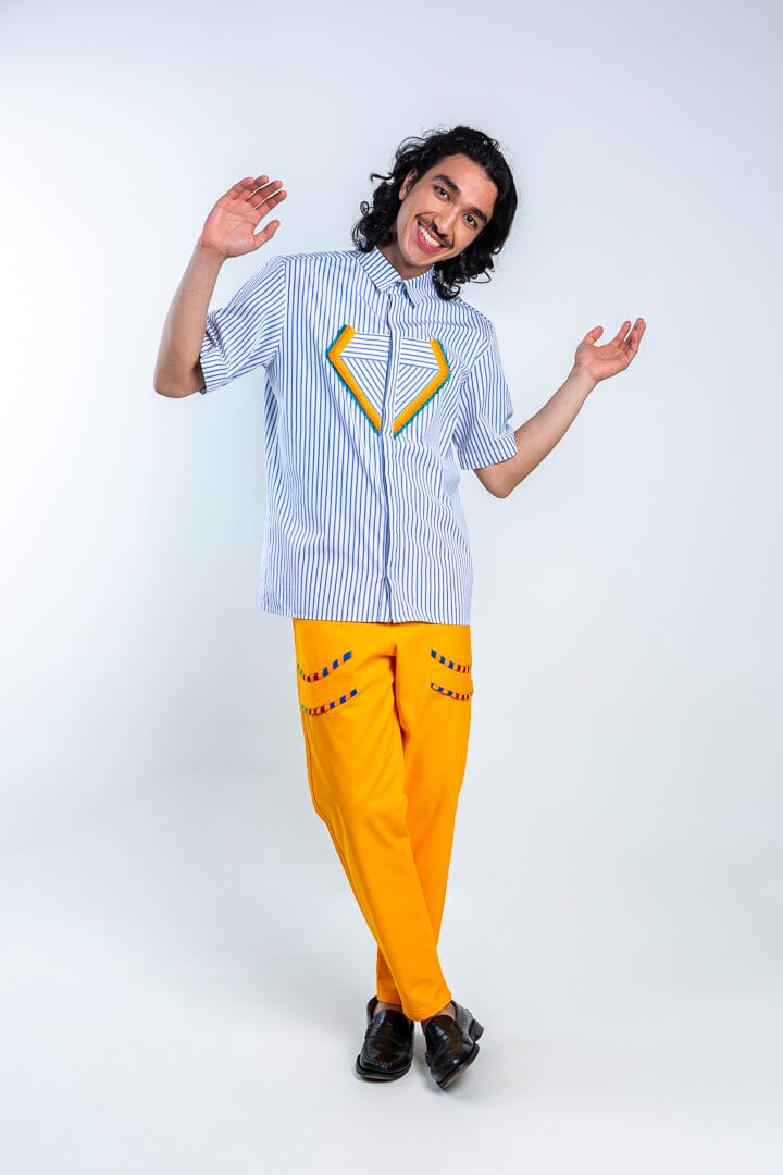 Dabakala - Blue Stripes Shirt LaurenceAirline