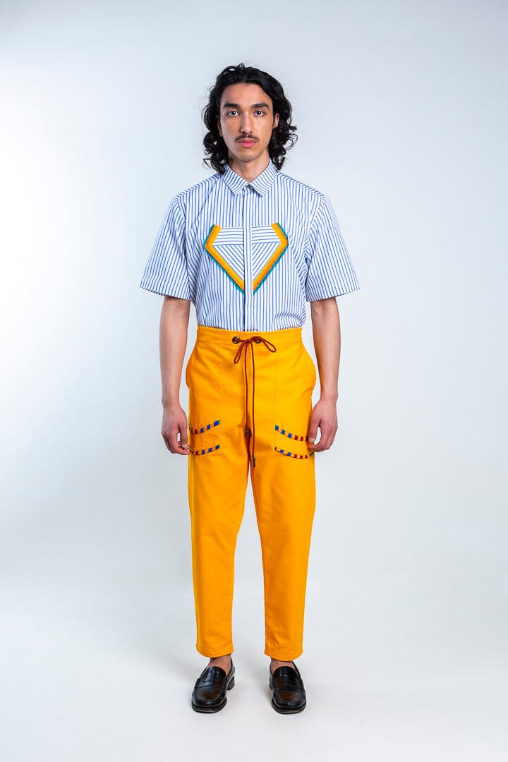 Dabakala - Blue Stripes Shirt LaurenceAirline