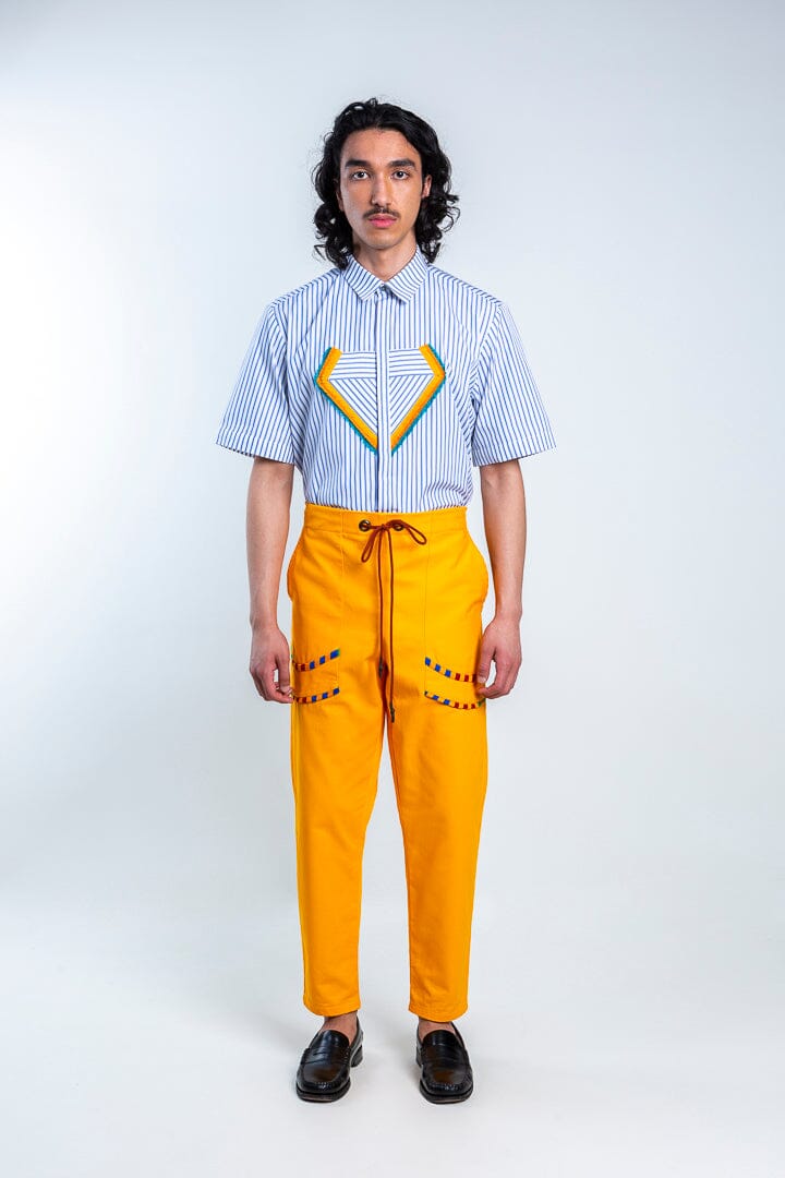 Dabakala - Blue Stripes Shirt LaurenceAirline 