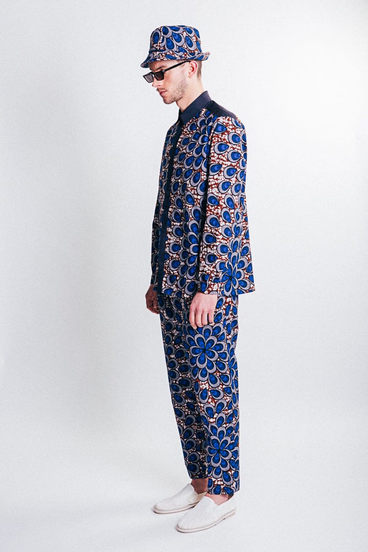 Family - Peacock Feather Print Classic Shirt LaurenceAirline
