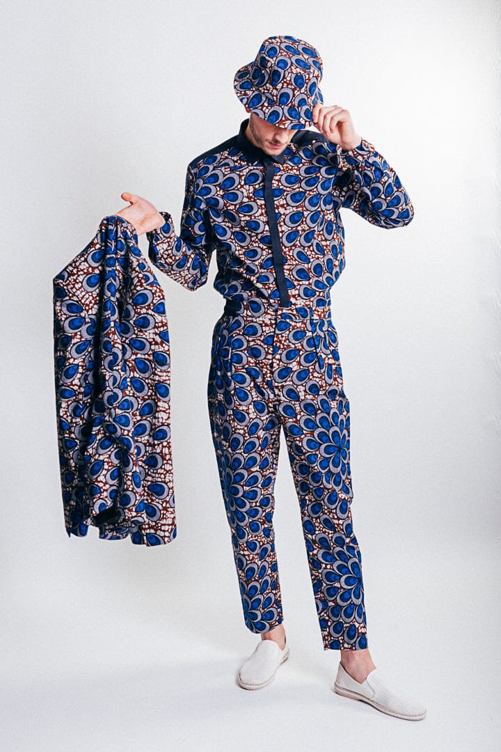 Family - Peacock Feather Print Classic Shirt LaurenceAirline