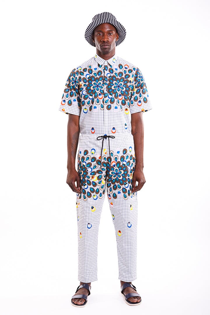 Goal - Peacock Feather Printed Pants LaurenceAirline