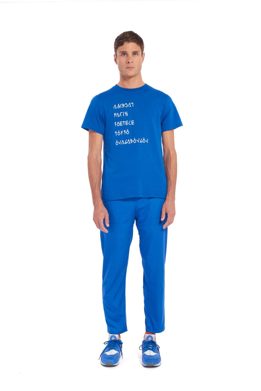 Joukaya - Blue T-shirt LaurenceAirline 