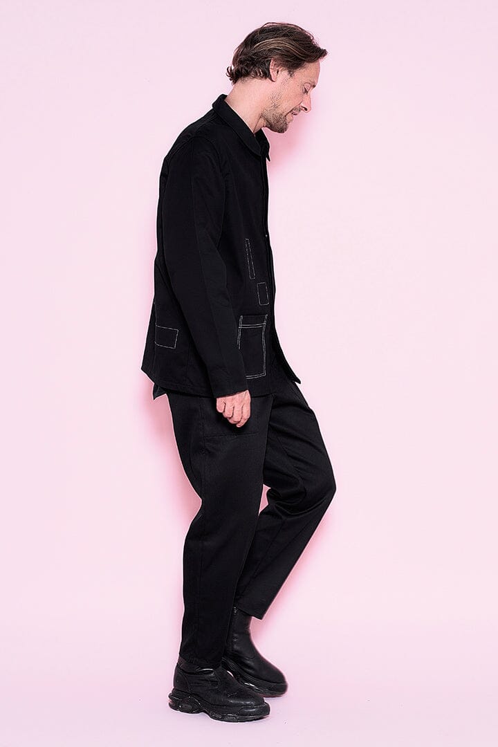 LAxCM Creative - Black Work-jacket LaurenceAirline