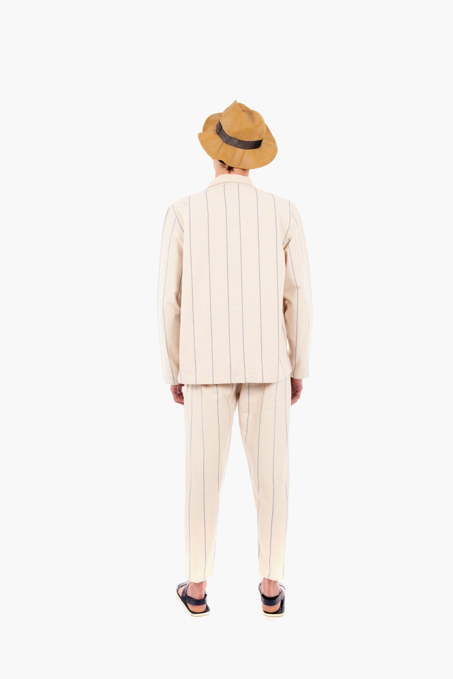 Seasand - Beige Striped Work-jacket LaurenceAirline