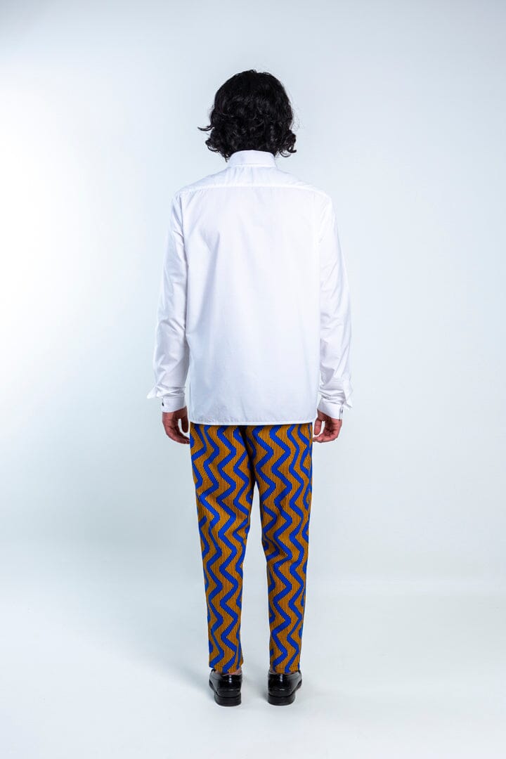 Sikensi - Screen-printed White Shirt LaurenceAirline 