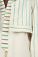 Striped Weave Crop Tail Jacket Outerwear New LaurenceAirline 