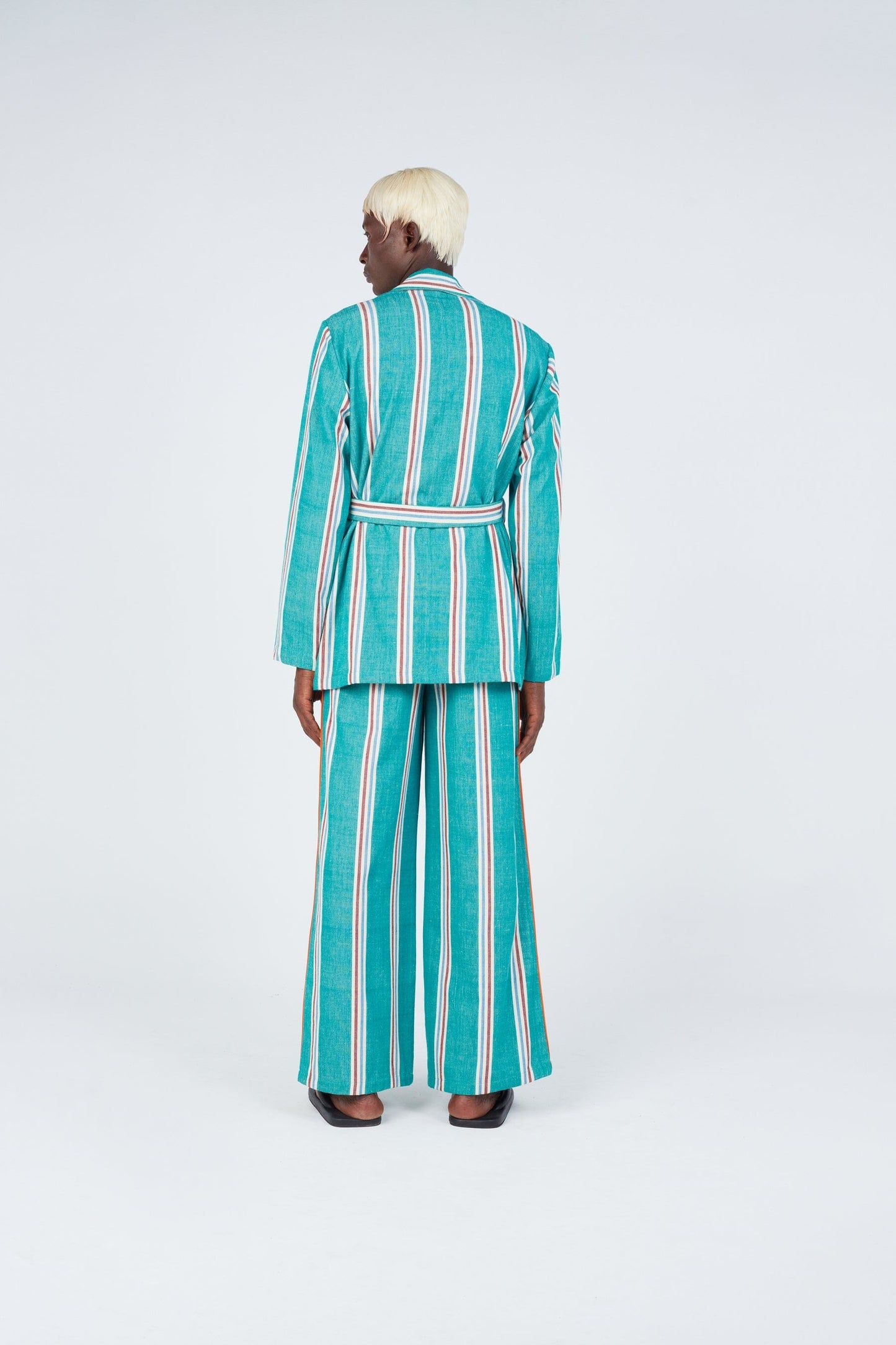 Striped Weave Jacket Outerwear New LaurenceAirline