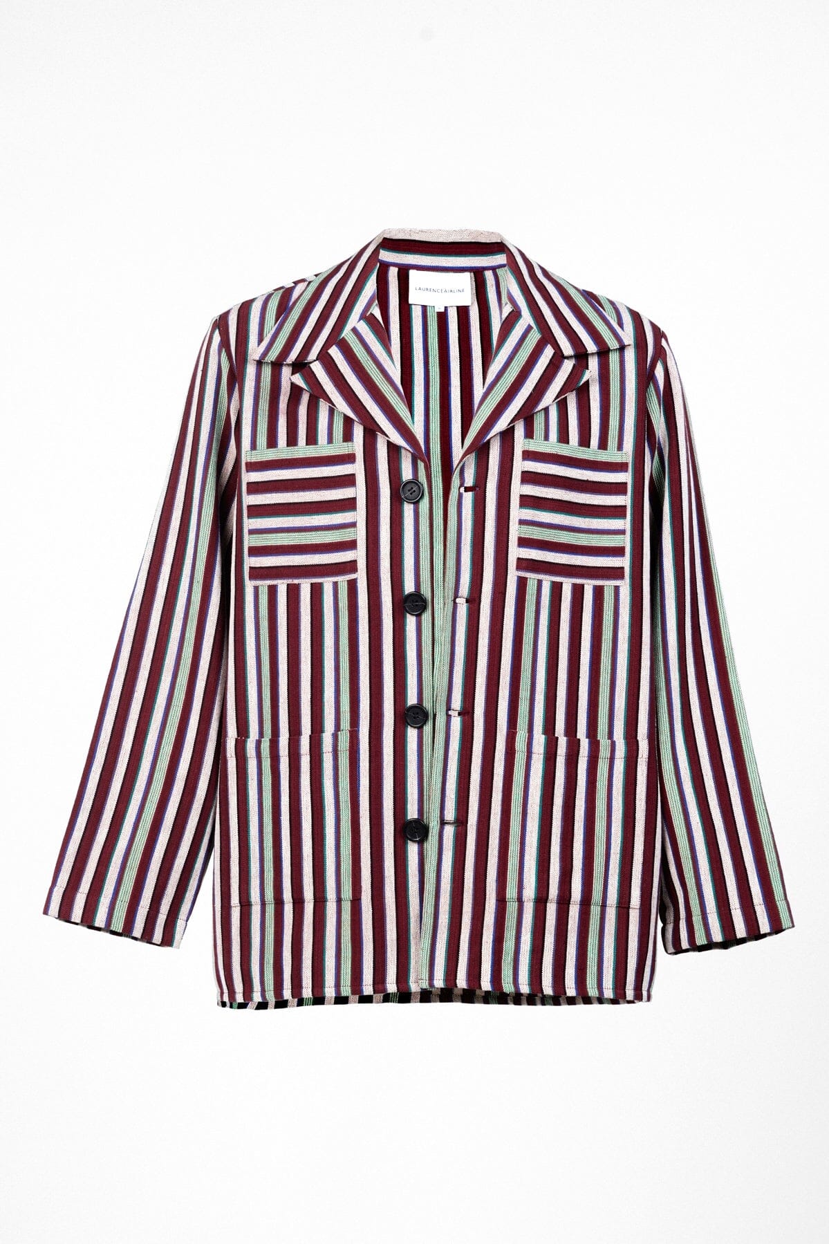 Striped weave jacket Outerwear New LaurenceAirline