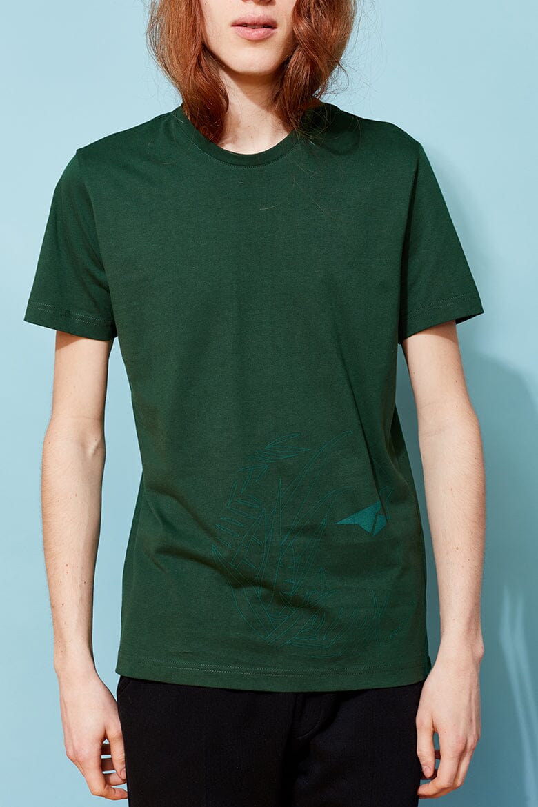 Tsumara - Dark Green T-shirt LaurenceAirline